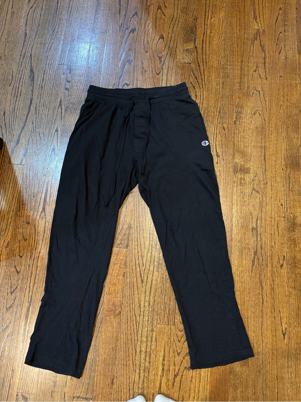 Champion Men’s Black Light Jogger Sweatpants with Logo